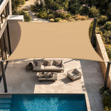 Patioslife Shade Sail – UV Protection, Reinforced Edges & Durable D-Rings for Patio, Garden, Deck & Pool