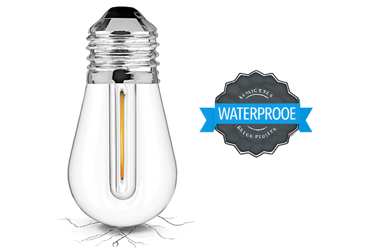 Patioslife™| 16M Waterproof Outdoor String Lights – 53FT LED Patio Lights with Shatterproof S14 Bulbs