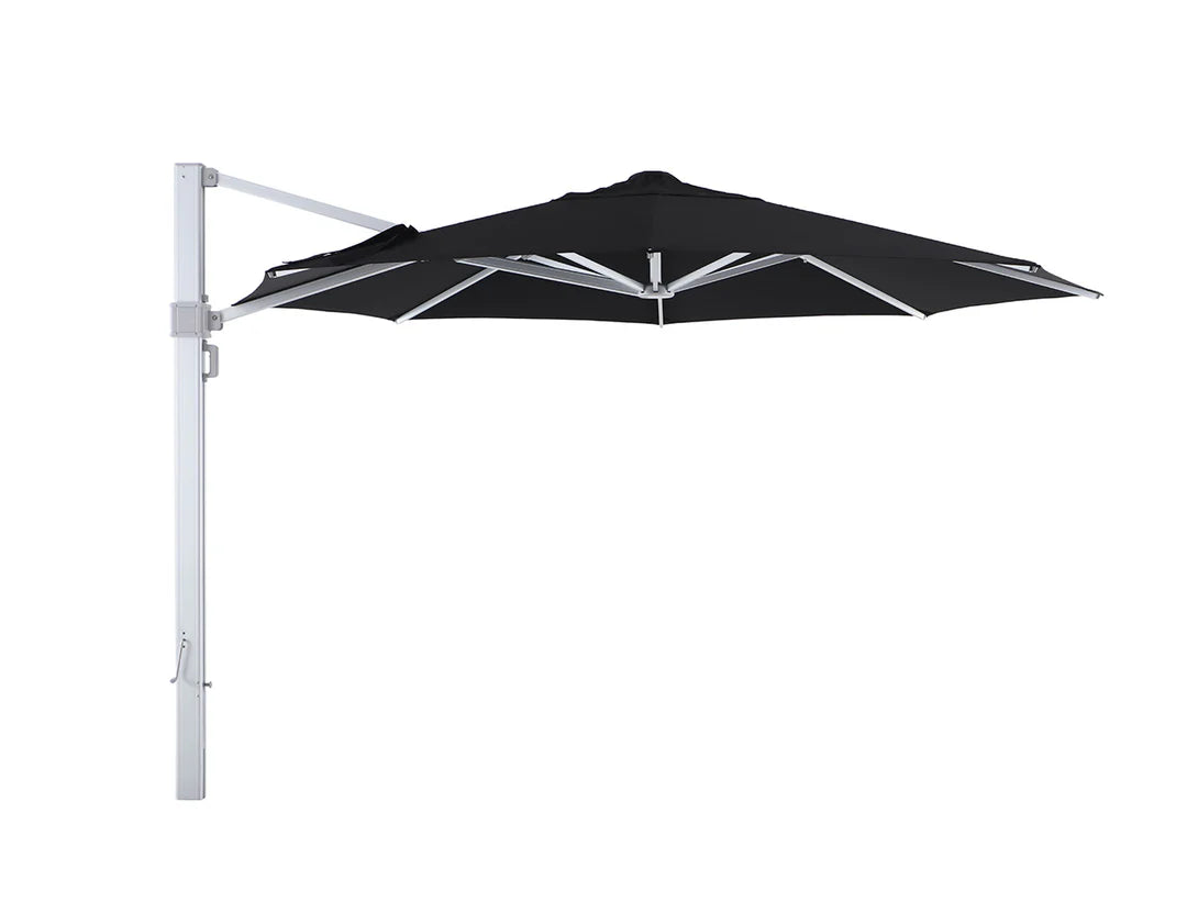 Patioslife Agave™ | 3 m Square Cantilever Umbrella – Offset Design with Wind Vent for Decks, Poolsides & Patios
