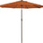 Patioslife Outdoor Market Breeze™ Patio Outdoor Umbrella with 8 Sturdy Ribs  Push Button Tilt and Crank