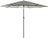 Patioslife Outdoor Market Breeze™ Patio Outdoor Umbrella with 8 Sturdy Ribs  Push Button Tilt and Crank