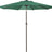 Patioslife Outdoor Market Breeze™ Patio Outdoor Umbrella with 8 Sturdy Ribs  Push Button Tilt and Crank