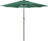 Patioslife Outdoor Market Breeze™ Patio Outdoor Umbrella with 8 Sturdy Ribs  Push Button Tilt and Crank