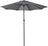 Patioslife Outdoor Market Breeze™ Patio Outdoor Umbrella with 8 Sturdy Ribs  Push Button Tilt and Crank