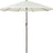 Patioslife Outdoor Market Breeze™ Patio Outdoor Umbrella with 8 Sturdy Ribs  Push Button Tilt and Crank
