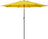 Patioslife Outdoor Market Breeze™ Patio Outdoor Umbrella with 8 Sturdy Ribs  Push Button Tilt and Crank