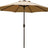 Patioslife Outdoor Market Breeze™ Patio Outdoor Umbrella with 8 Sturdy Ribs  Push Button Tilt and Crank