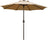 Patioslife Outdoor Market Breeze™ Patio Outdoor Umbrella with 8 Sturdy Ribs  Push Button Tilt and Crank