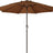 Patioslife Outdoor Market Breeze™ Patio Outdoor Umbrella with 8 Sturdy Ribs  Push Button Tilt and Crank