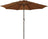 Patioslife Outdoor Market Breeze™ Patio Outdoor Umbrella with 8 Sturdy Ribs  Push Button Tilt and Crank