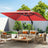 Cantilever umbrella,patioslife,Poolside,Outdoor Leisure Area,Outdoor Kitchen or Dining Area,Garden Pathway,Rooftop Terrace,Sun Shading & Light Contro,Space Definition,LED