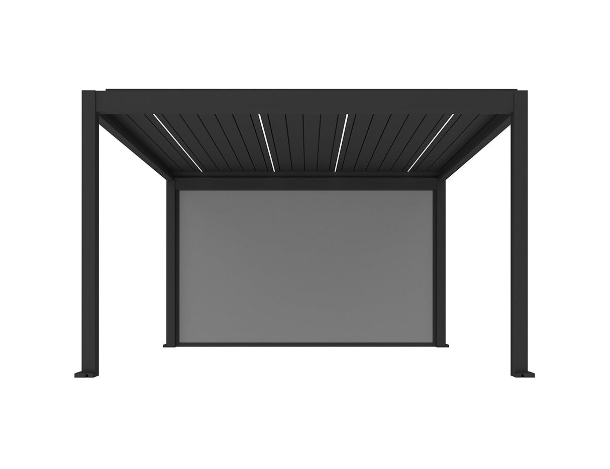 Patioslife Atlantic™ | Freestanding Pergola with Retractable Shade Blind – Aluminium All‑Weather Retreat for Patios, Gardens & Pools 3m
