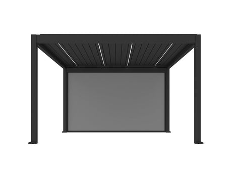 Patioslife Atlantic™ | Freestanding Pergola with Retractable Shade Blind – Aluminium All‑Weather Retreat for Patios, Gardens & Pools 3m