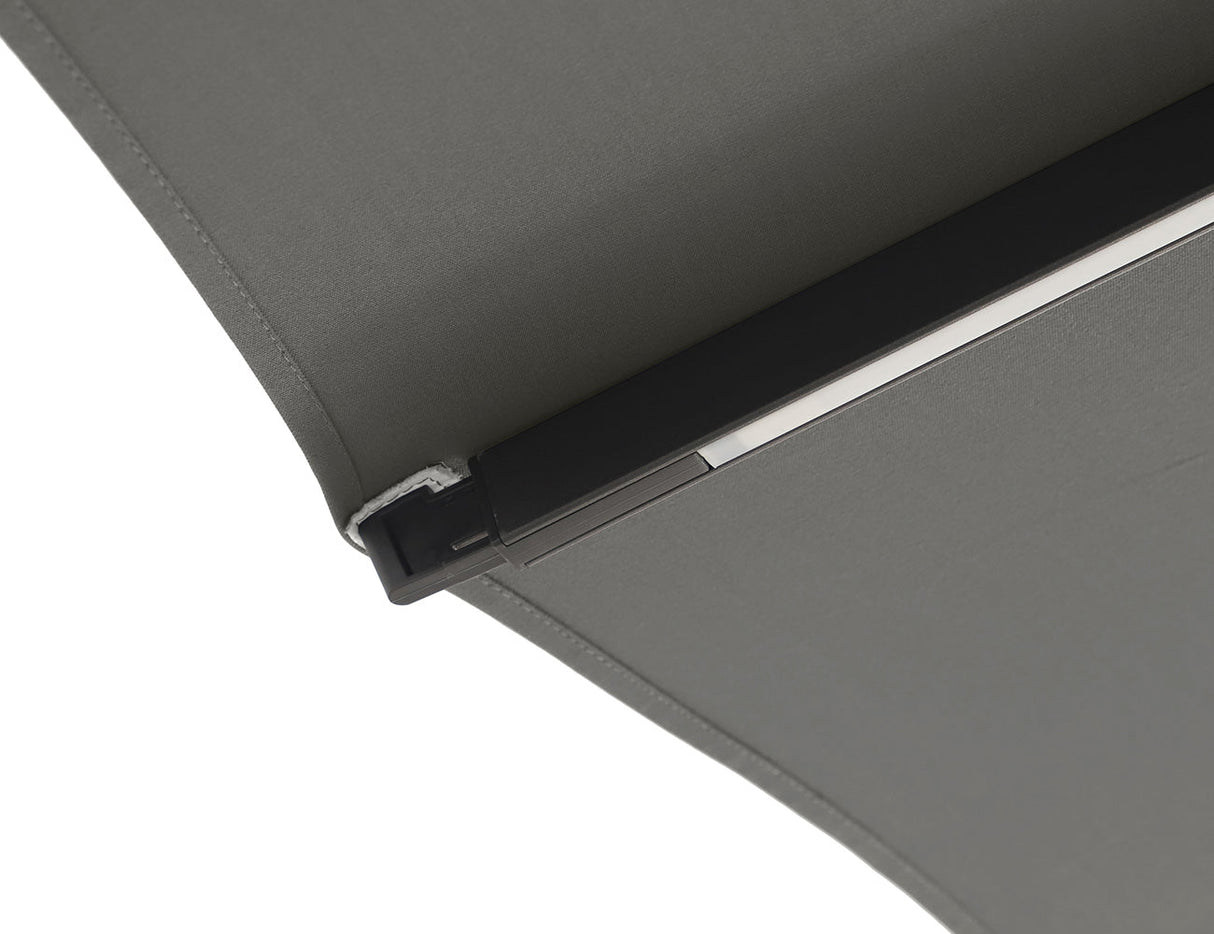 Patioslife Agave™ | 3 m Square Cantilever Umbrella – Offset Design with Wind Vent for Decks, Poolsides & Patios
