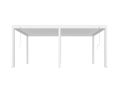Patioslife Atlantic™ | Manual Freestanding Louvre Roof – All-Weather Aluminium Shelter for Decks, Patios & Poolsides