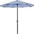 Patioslife Outdoor Market Breeze™ Patio Outdoor Umbrella with 8 Sturdy Ribs  Push Button Tilt and Crank