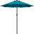 Patioslife Outdoor Market Breeze™ Patio Outdoor Umbrella with 8 Sturdy Ribs  Push Button Tilt and Crank