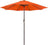 Patioslife Outdoor Market Breeze™ Patio Outdoor Umbrella with 8 Sturdy Ribs  Push Button Tilt and Crank