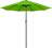 Patioslife Outdoor Market Breeze™ Patio Outdoor Umbrella with 8 Sturdy Ribs  Push Button Tilt and Crank