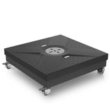 Patioslife Heavy-Duty Cantilever Umbrella Base with Wheels, Up to 400 kg Capacity, Decorative Modular Rolling Stand Compatible with Aegis Series and Most Offset Patio Umbrellas for Patio, Garden and Poolside