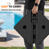 Patioslife 200kg Large Base for Aegis Series 2-Tier Cantilever Umbrella-4pcs