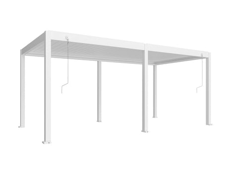 Patioslife Atlantic™ | Manual Freestanding Louvre Roof – All-Weather Aluminium Shelter for Decks, Patios & Poolsides