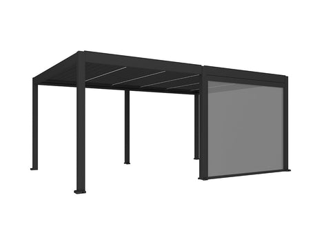 Patioslife Atlantic™ | Freestanding Pergola with Retractable Shade Blind – Aluminium All‑Weather Retreat for Patios, Gardens & Pools 3m