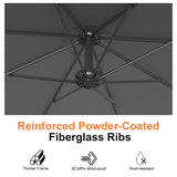 Patioslife Heavy Duty 3.0M Cantilever Umbrella with Base – Premium Outdoor Shade for Patio, Alfresco & Backyard Living