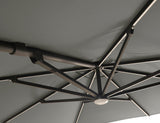 Patioslife Agave™ | 3 m Square Cantilever Umbrella – Offset Design with Wind Vent for Decks, Poolsides & Patios