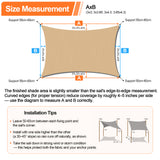 Patioslife Shade Sail – UV Protection, Reinforced Edges & Durable D-Rings for Patio, Garden, Deck & Pool