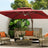 3x4m Cantilever Outdoor Patio Umbrella with Led Lights and Cover  for Backyard Garden Pool Outside Deck 
