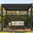 Patioslife Atlantic™ | Manual Freestanding Louvre Roof – All-Weather Aluminium Shelter for Decks, Patios & Poolsides