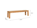 Patioslife | Teak Outdoor Dining Set (2pcs) – Solid Wood Elegance for Patios, Decks & Gardens
