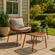 Patioslife Ample™ | Durable & Stylish Outdoor Armchair with Footrest – Ergonomic Comfort & Weather-Resistant for Patios, Balconies, Decks, Gardens, Poolside & Alfresco Spaces