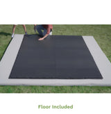 Premium Garden Shed with Floor Patioslife Kick-it ProLock™ Tool-Free Snap-Lock Resin – Weatherproof Outdoor Storage Shed with Floor, UV Resistant, Lockable Backyard Tool Shed for Tools, Bikes & Lawn Mower