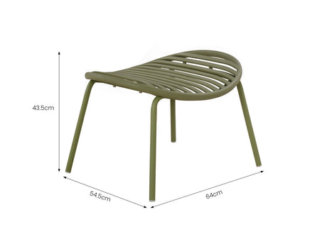 Patioslife Ample™ | Durable & Stylish Outdoor Armchair with Footrest – Ergonomic Comfort & Weather-Resistant for Patios, Balconies, Decks, Gardens, Poolside & Alfresco Spaces