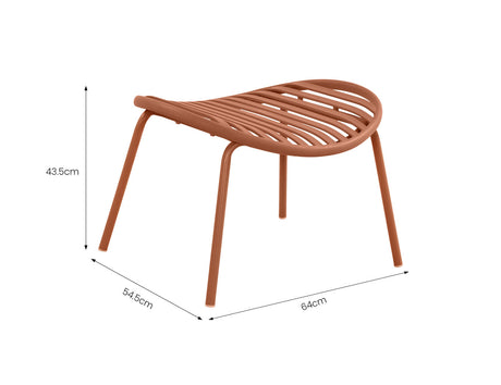 Patioslife Ample™ | Durable & Stylish Outdoor Armchair with Footrest – Ergonomic Comfort & Weather-Resistant for Patios, Balconies, Decks, Gardens, Poolside & Alfresco Spaces