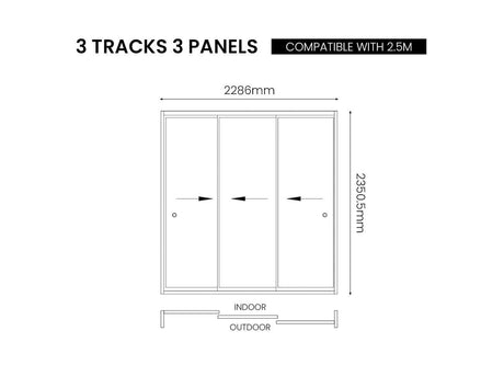 Patioslife Atlantic™ | Freestanding Pergola with Glass Sliding Door – Aluminium Outdoor Room for Patios, Gardens & Entertaining Spaces