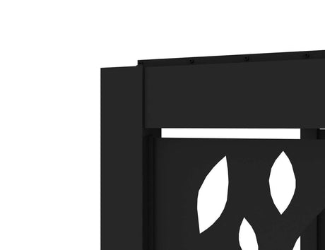 Patioslife Atlantic™ | Freestanding Pergola with Patterned Privacy Panel – Stylish Aluminium Shelter for Garden, Patio & Outdoor Entertaining 0.866