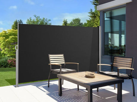 Patioslife | 2×3m Retractable Side Awning – Privacy & Wind Protection for Balconies, Patios & Backyards