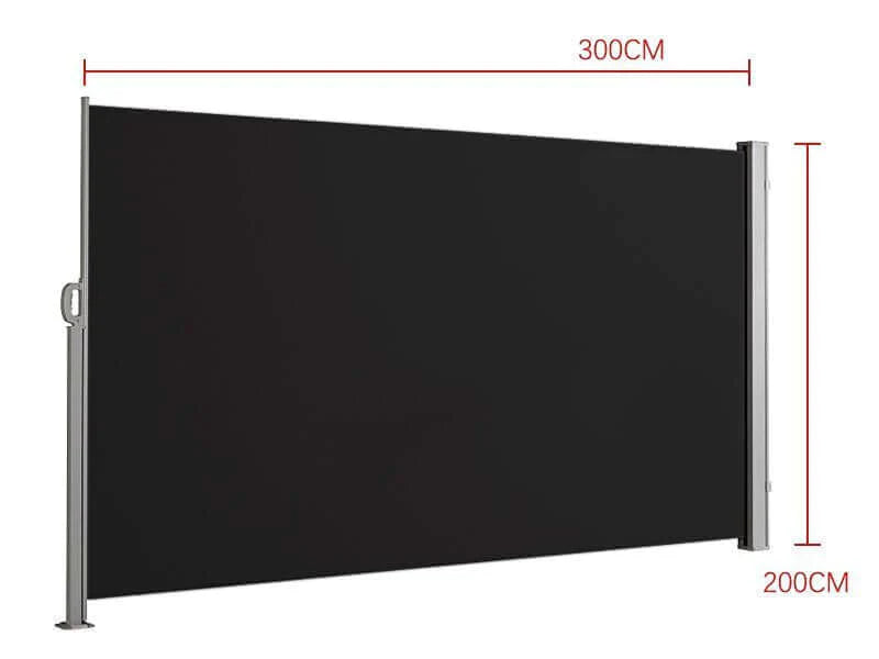 Patioslife Patio Screen Retractable Side Awning 2m x 3m