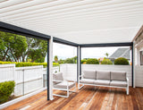 Patioslife Atlantic™ | Manual Freestanding Louvre Roof – All-Weather Aluminium Shelter for Decks, Patios & Poolsides