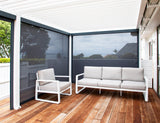 Patioslife Atlantic™ | Manual Freestanding Louvre Roof – All-Weather Aluminium Shelter for Decks, Patios & Poolsides