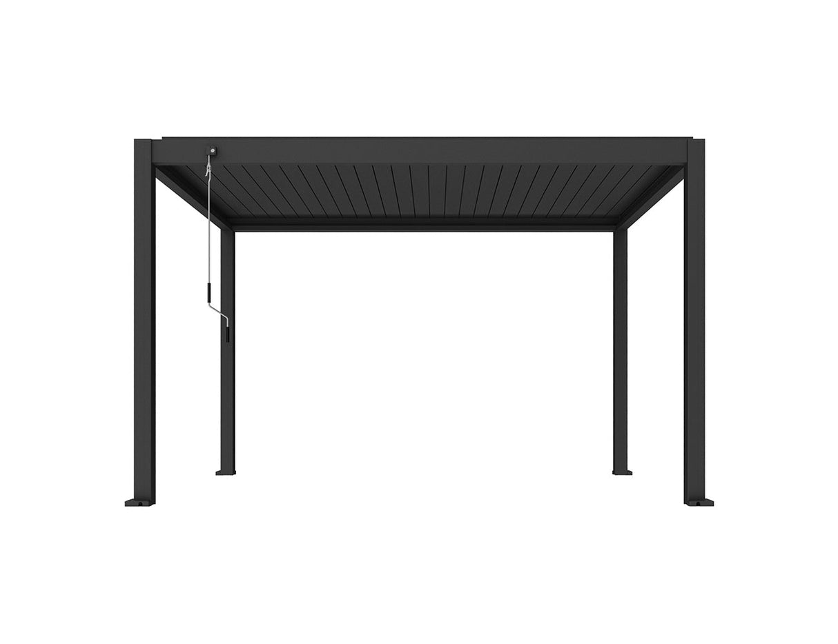 Patioslife Atlantic™ | Manual Freestanding Louvre Roof – All-Weather Aluminium Shelter for Decks, Patios & Poolsides