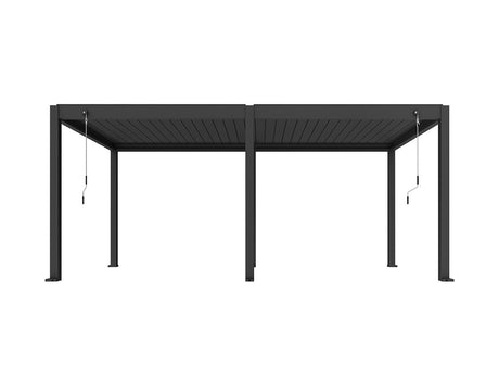 Patioslife Atlantic™ | Manual Freestanding Louvre Roof – All-Weather Aluminium Shelter for Decks, Patios & Poolsides