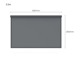 Patioslife Atlantic™ | Freestanding Pergola with Retractable Shade Blind – Aluminium All‑Weather Retreat for Patios, Gardens & Pools 3m