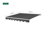 Patioslife Fuji | Manual Retractable Awning – UV-Resistant Shade for Balconies, Decks & Courtyards