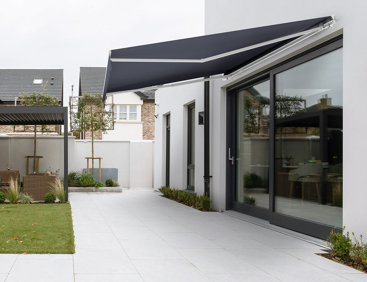 Patioslife Fuji | Manual Retractable Awning – UV-Resistant Shade for Balconies, Decks & Courtyards