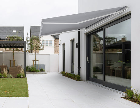 Patioslife Fuji | Manual Retractable Awning – UV-Resistant Shade for Balconies, Decks & Courtyards