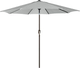 Patioslife Market Breeze grey patio umbrella with crank and tilt features for outdoor dining shade